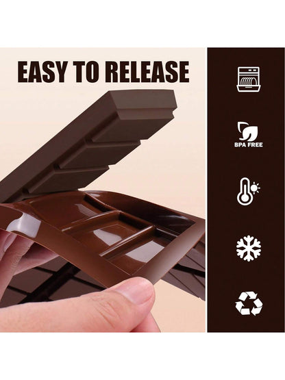 قالب شريحة شوكولاتة ب- 6 تجاويف عميقة