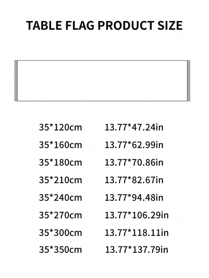 قطعة واحدة من غطاء طاولة مطرز بشراريب حمراء مقاوم للماء، ديكور المنزل والمطبخ وغرفة المعيشة