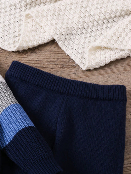 أطقم منسقة ثقيلة طفل صغير