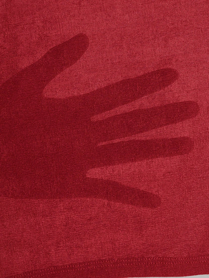 بذلة نسائية ذات كتف واحد مخططة مُنسوجة فضفاضة