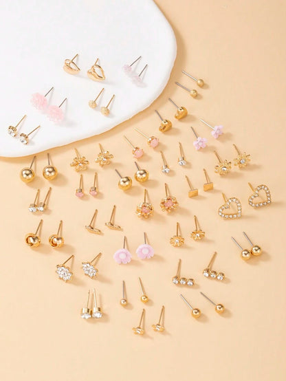 طقم 30 زوج من أقراط