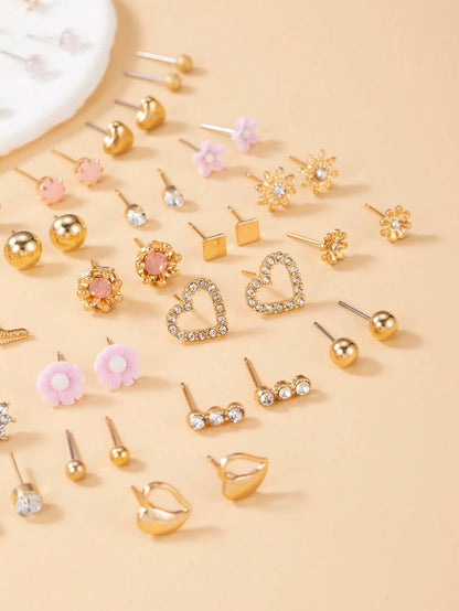 طقم 30 زوج من أقراط