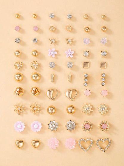 طقم 30 زوج من أقراط