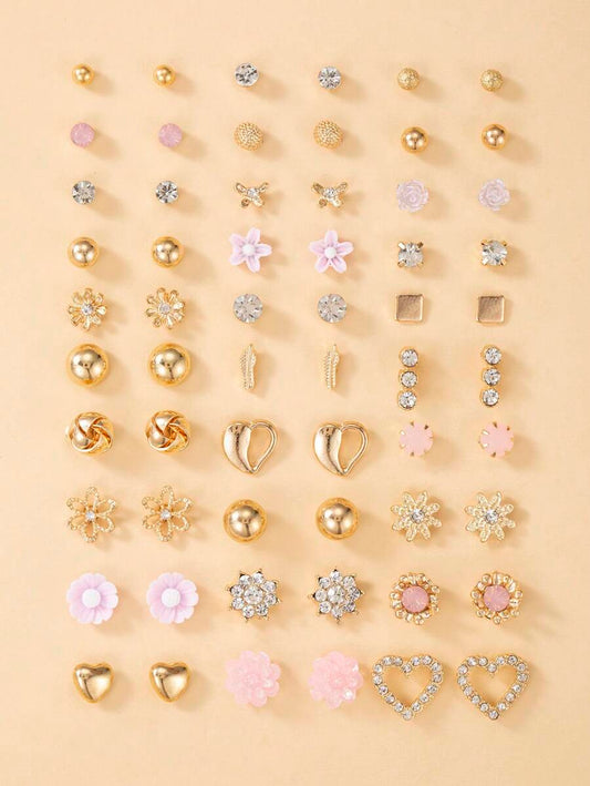 طقم 30 زوج من أقراط