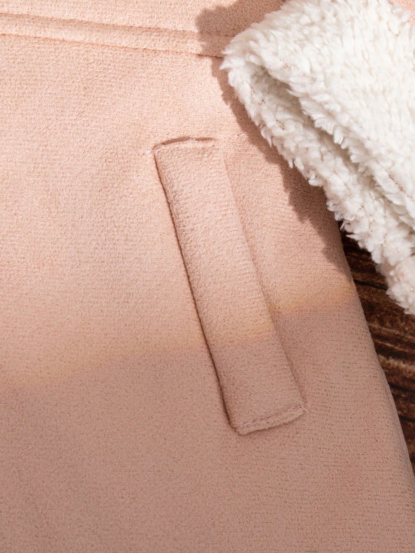 معطف فليس أنيق للفتيات الرضع ذو اثنين من الأزرار، خريف/شتاء