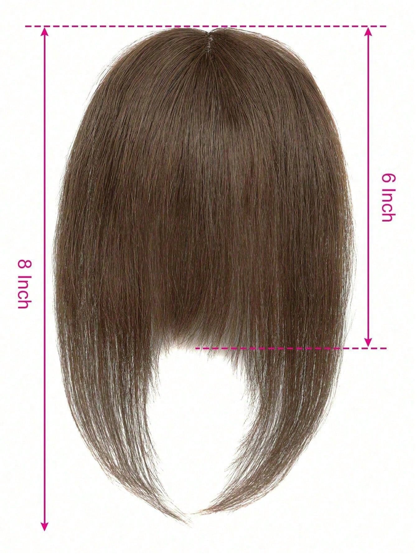 شعر بني فرنسي قصير مع لحيتين جانبيتين، إكسسوارات شعر متصلة سهلة للمبتدئين