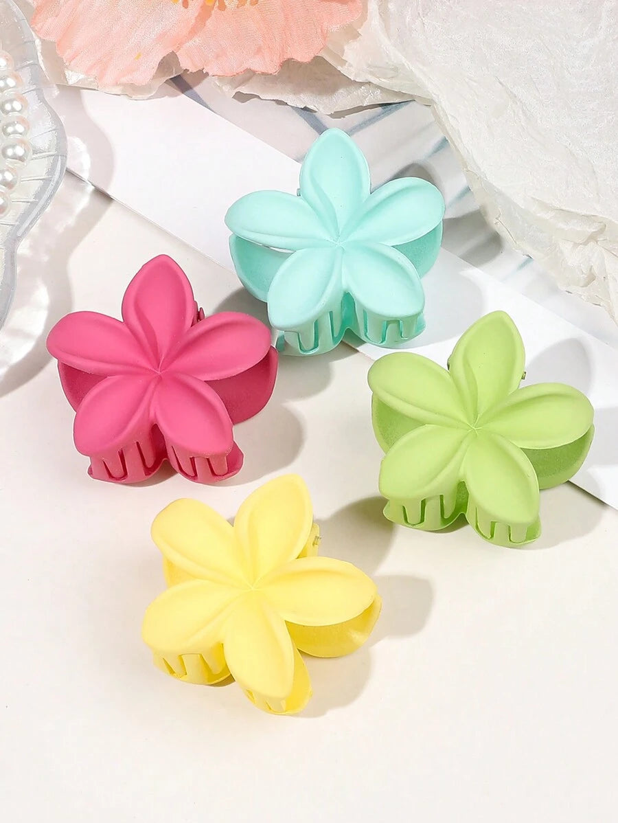 مجموعة مشابك شعر بشكل أزهار الأقحوان