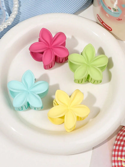 مجموعة مشابك شعر بشكل أزهار الأقحوان