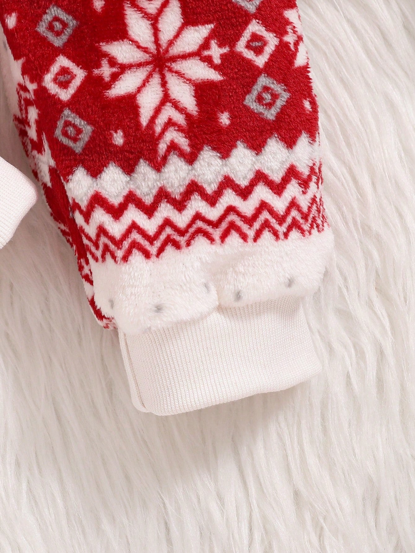 رومبير رضيعة بنمط أورنج بغطاء رأس لليلة عيد الميلاد