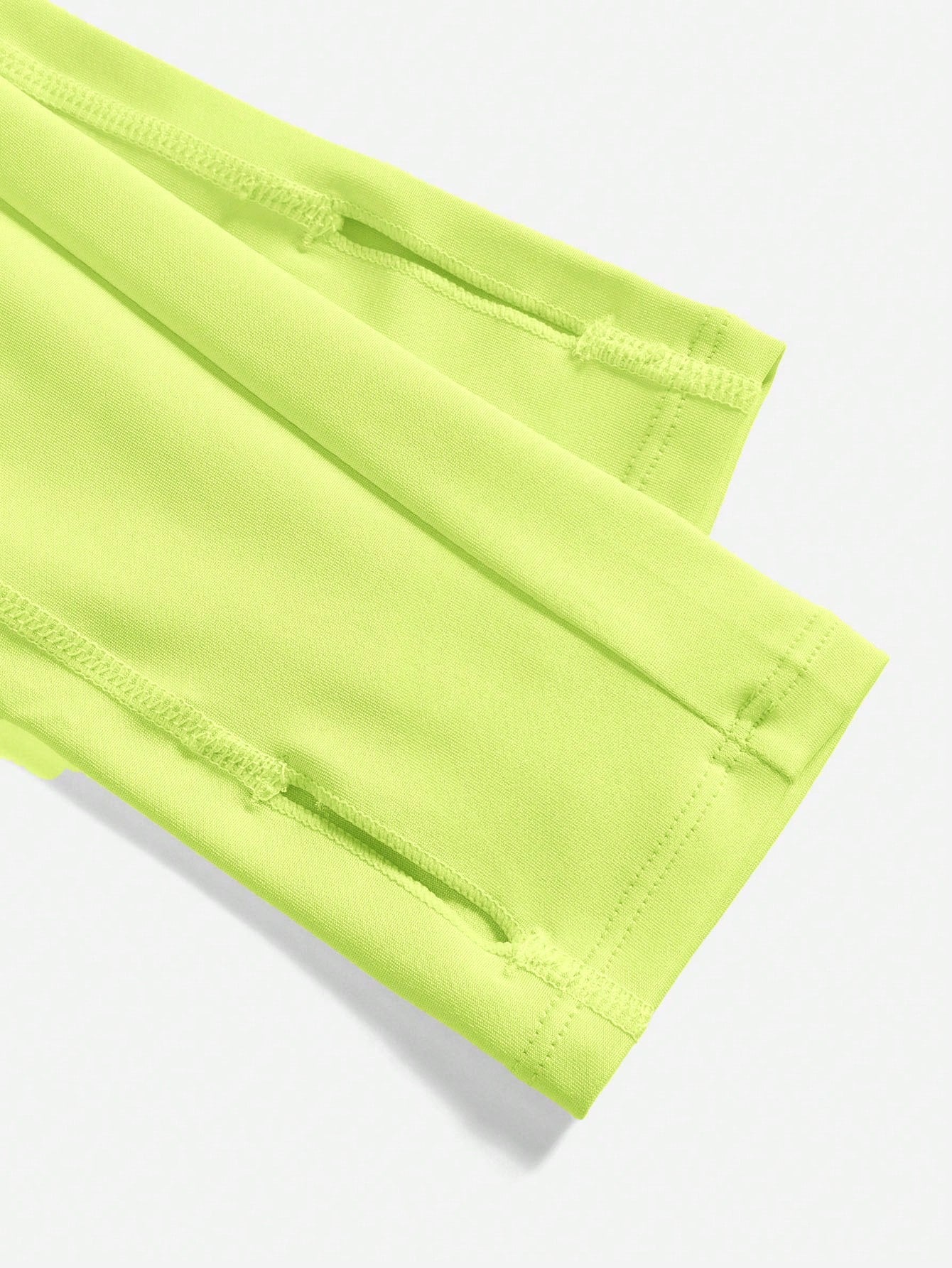 بدلة رياضية نسائية ذات كتلة ألوان عالية المرونة