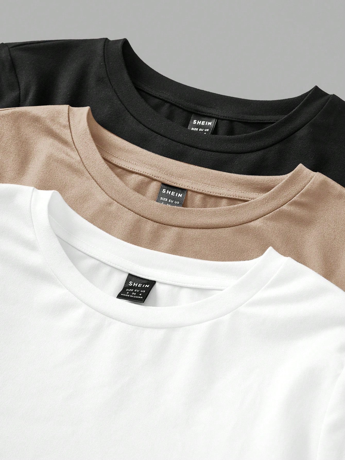 طقم 3 قطع من تيشرتات النساء بأكمام طويلة