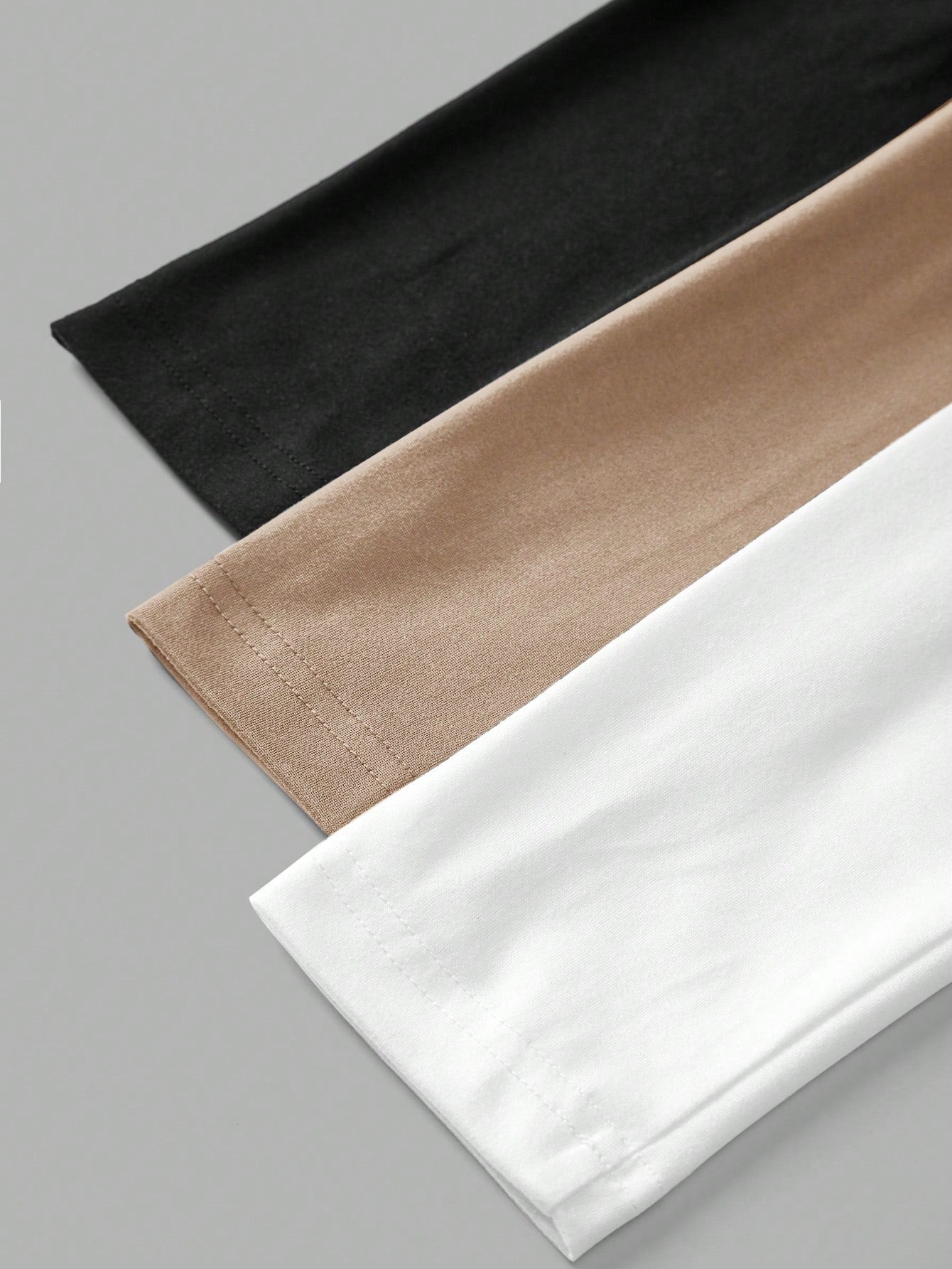 طقم 3 قطع من تيشرتات النساء بأكمام طويلة