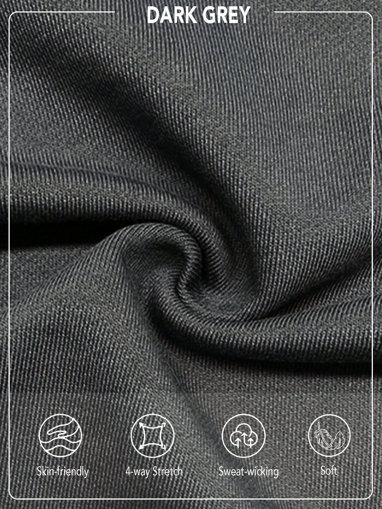 سروال رياضي قطعات متداخلة أحادي اللون ، بنطلون رياضي, بدلة رياضية يومية وكاجوال , ملابس متناسقة, بنطلون رياضي متراكب, بنطلون فضفاض، رمادي