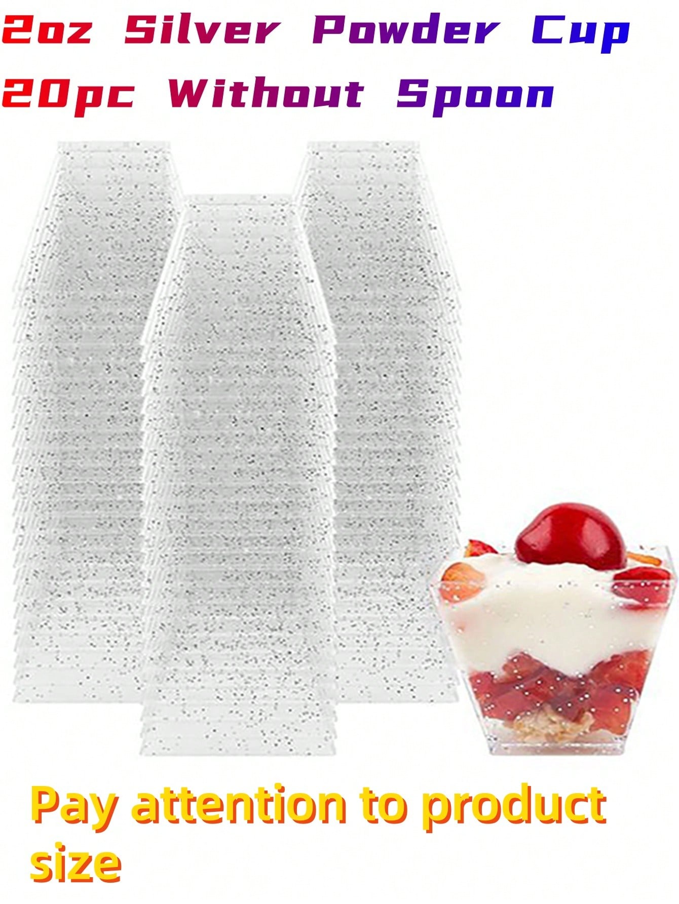 كؤوس حلوى صغير