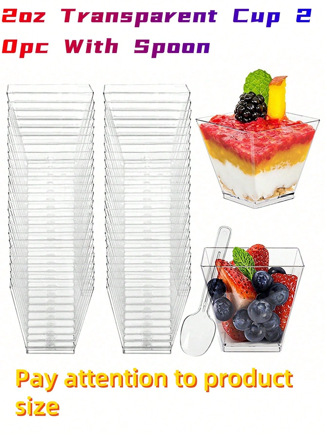 كؤوس حلوى صغير