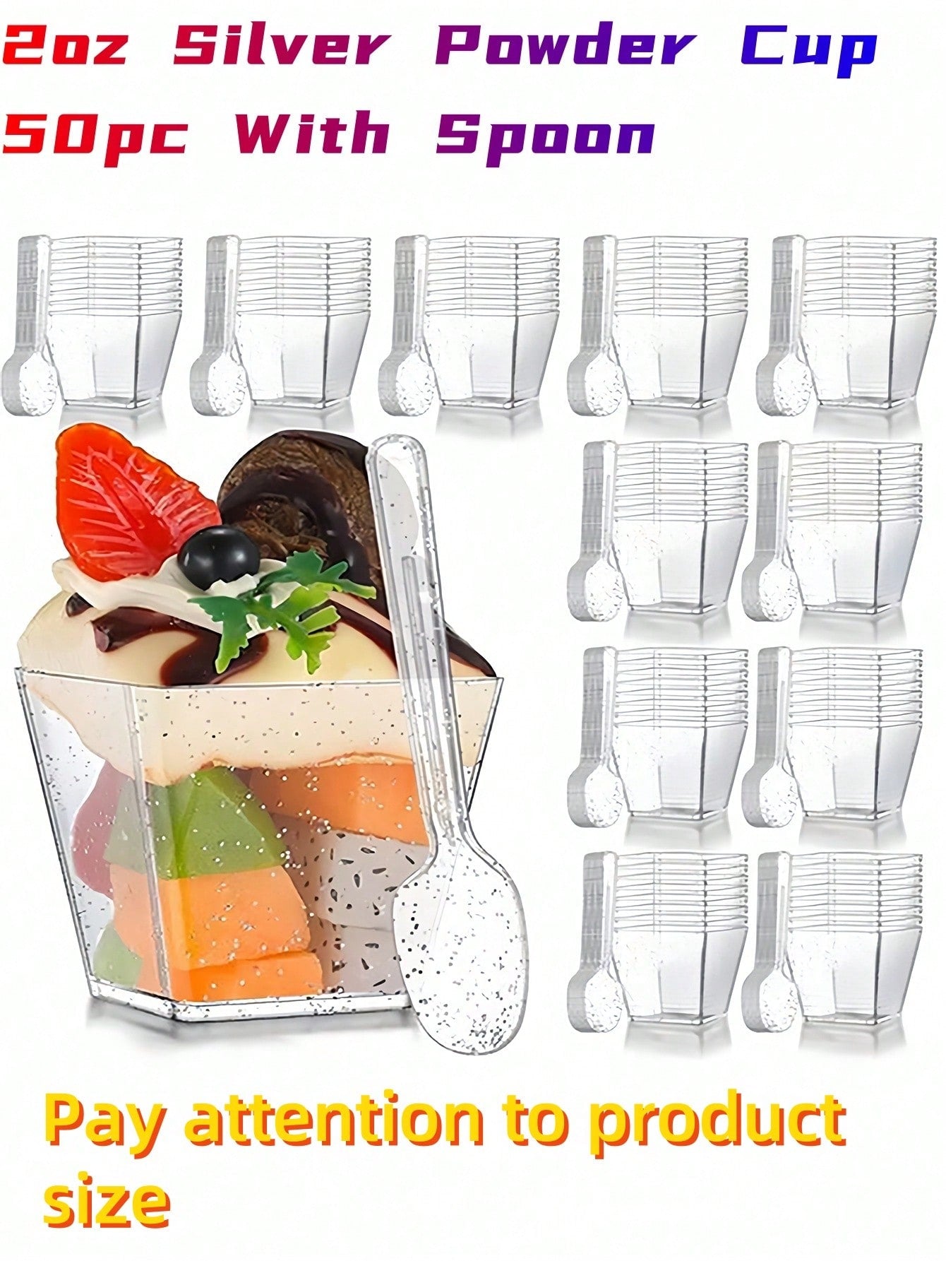 كؤوس حلوى صغير