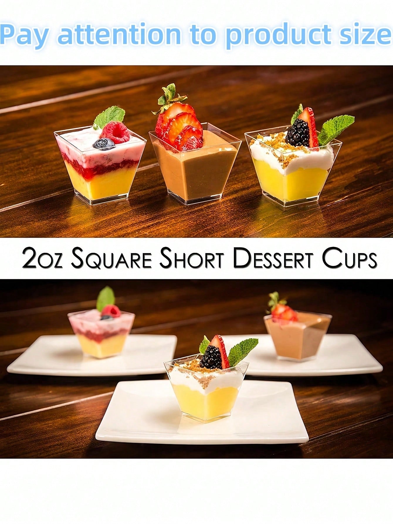 كؤوس حلوى صغير