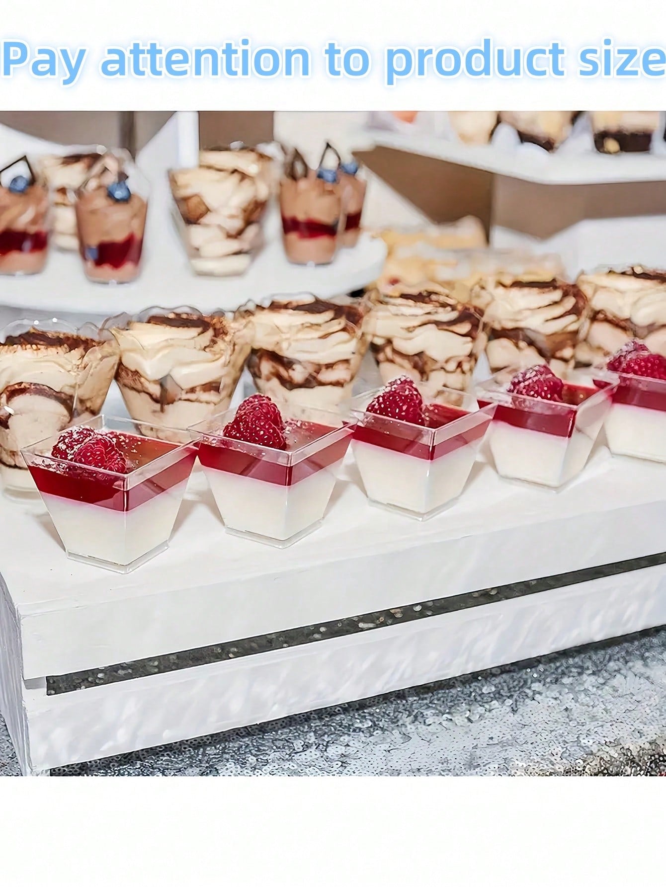 كؤوس حلوى صغير