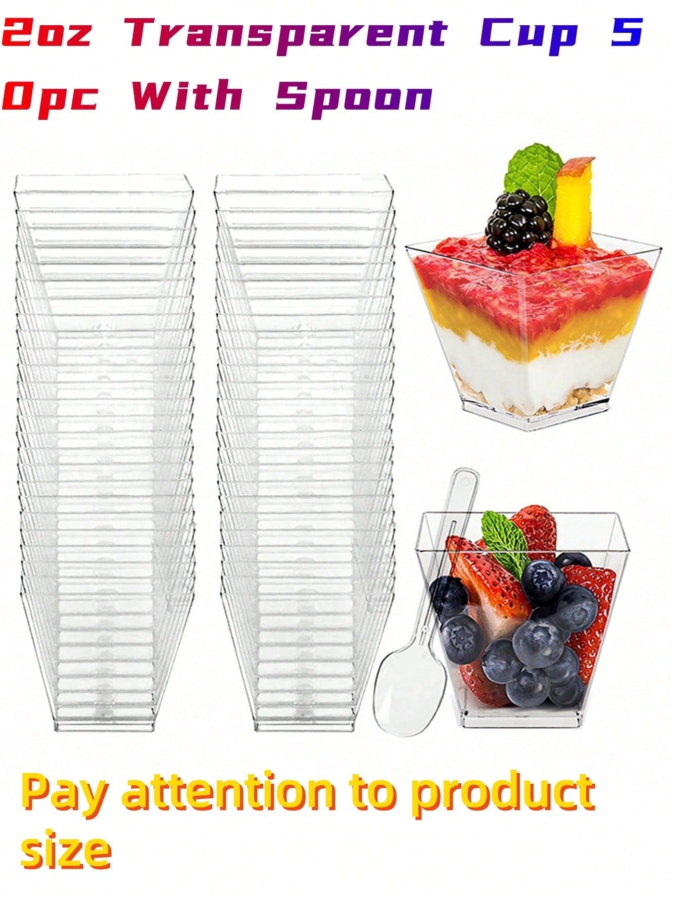 كؤوس حلوى صغير