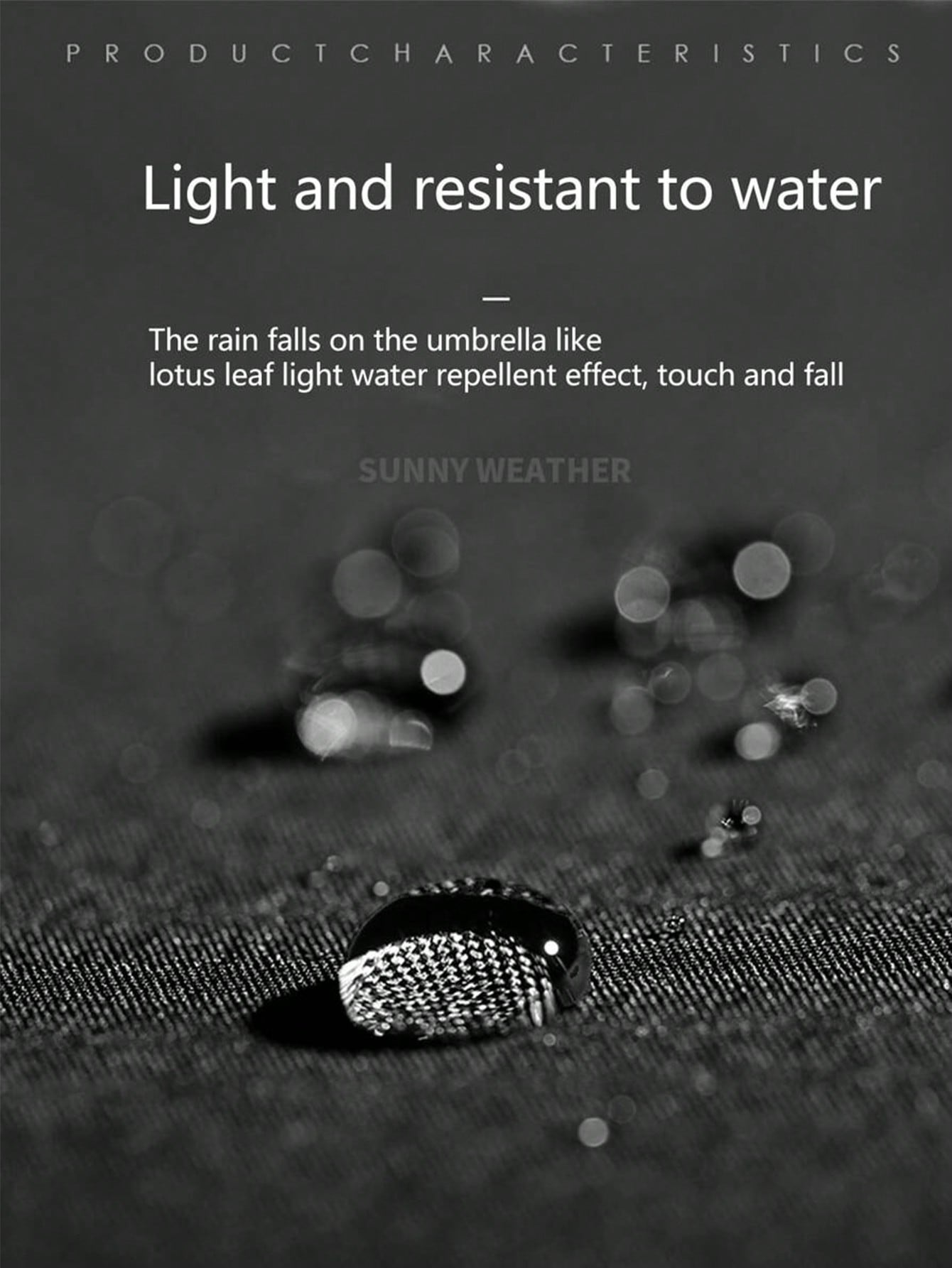 المظلات المطر