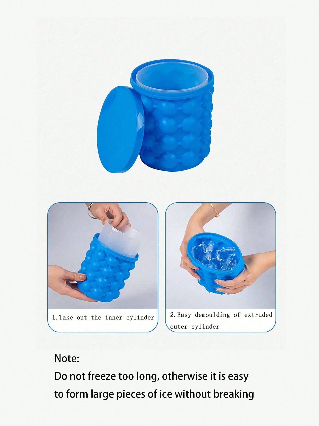 وعاء ثلج سيليكون