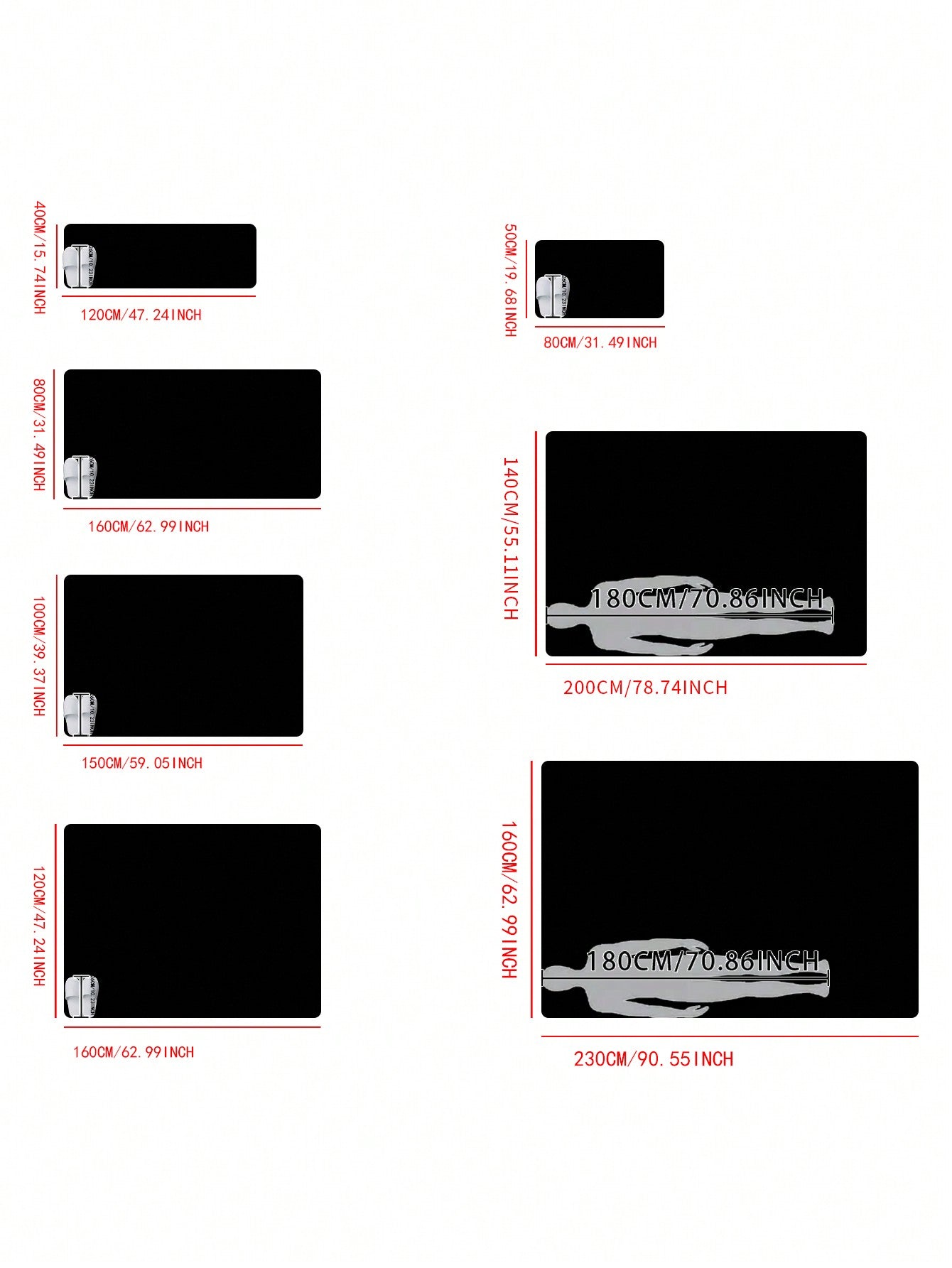 سجادة تاي داي قطعة واحدة، سجادة بوليستر محشوة زحف حديثة لديكور المنزل والغرفة