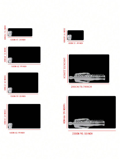 سجادة تاي داي قطعة واحدة، سجادة بوليستر محشوة زحف حديثة لديكور المنزل والغرفة