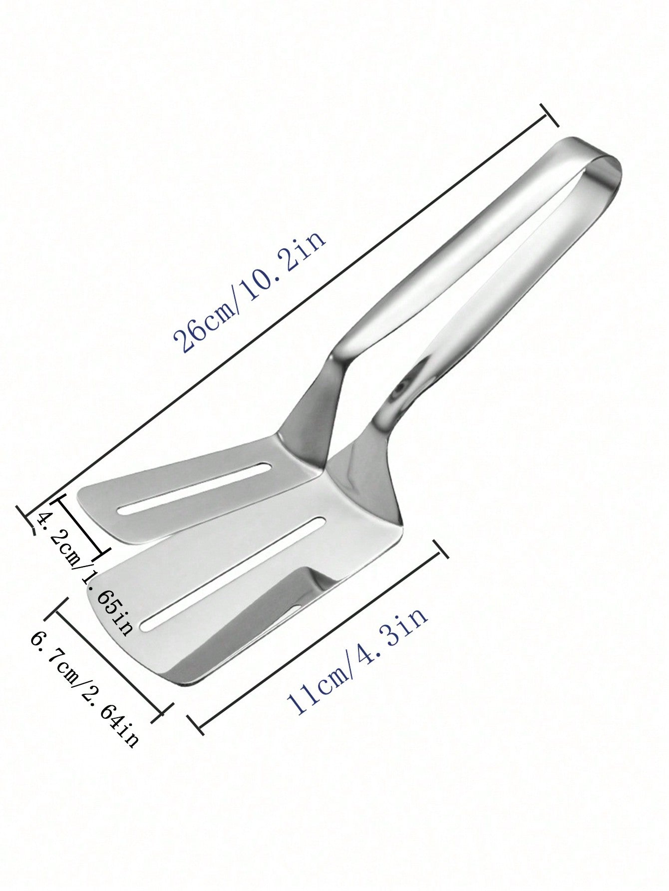 مبضع لفك الشوي من الفولاذ المقاوم للصدأ قطعة واحدة ، جهاز قبض اللحم للشواء الخارجي
