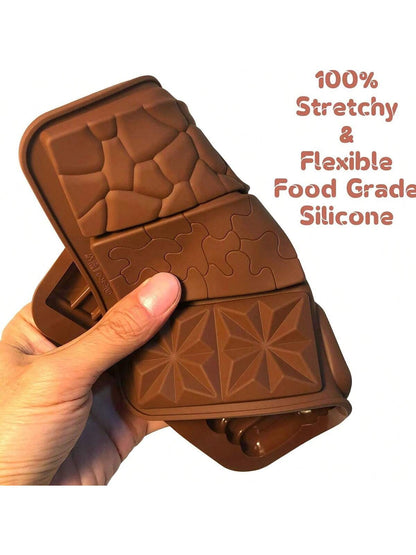 قالب سيليكون للشوكولاتة بصناعة 6 في 1 وافل