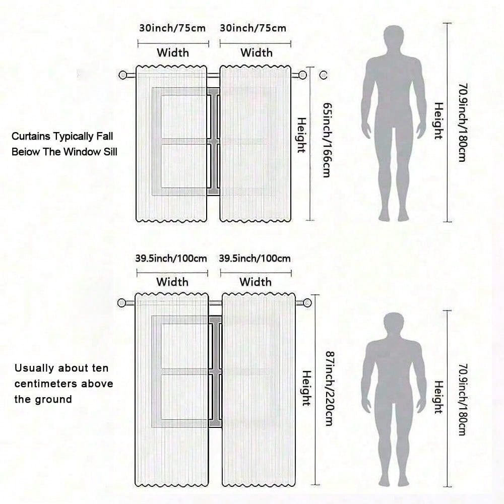 طقم واحد، ستارة 2 قطعة بطباعة رقمية لشجرة عيد الميلاد