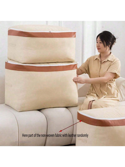 حقيبة تخزين لحشو المفارش الكبيرة قطعة واحدة، مقبض مدعم