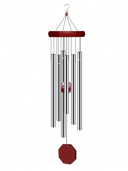 زنبور الرياح الخشبي اليدوي مع 6 أجراس أنبوبية معدنية