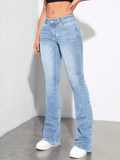 EZwear سراويل جينز كاجوال للنساء