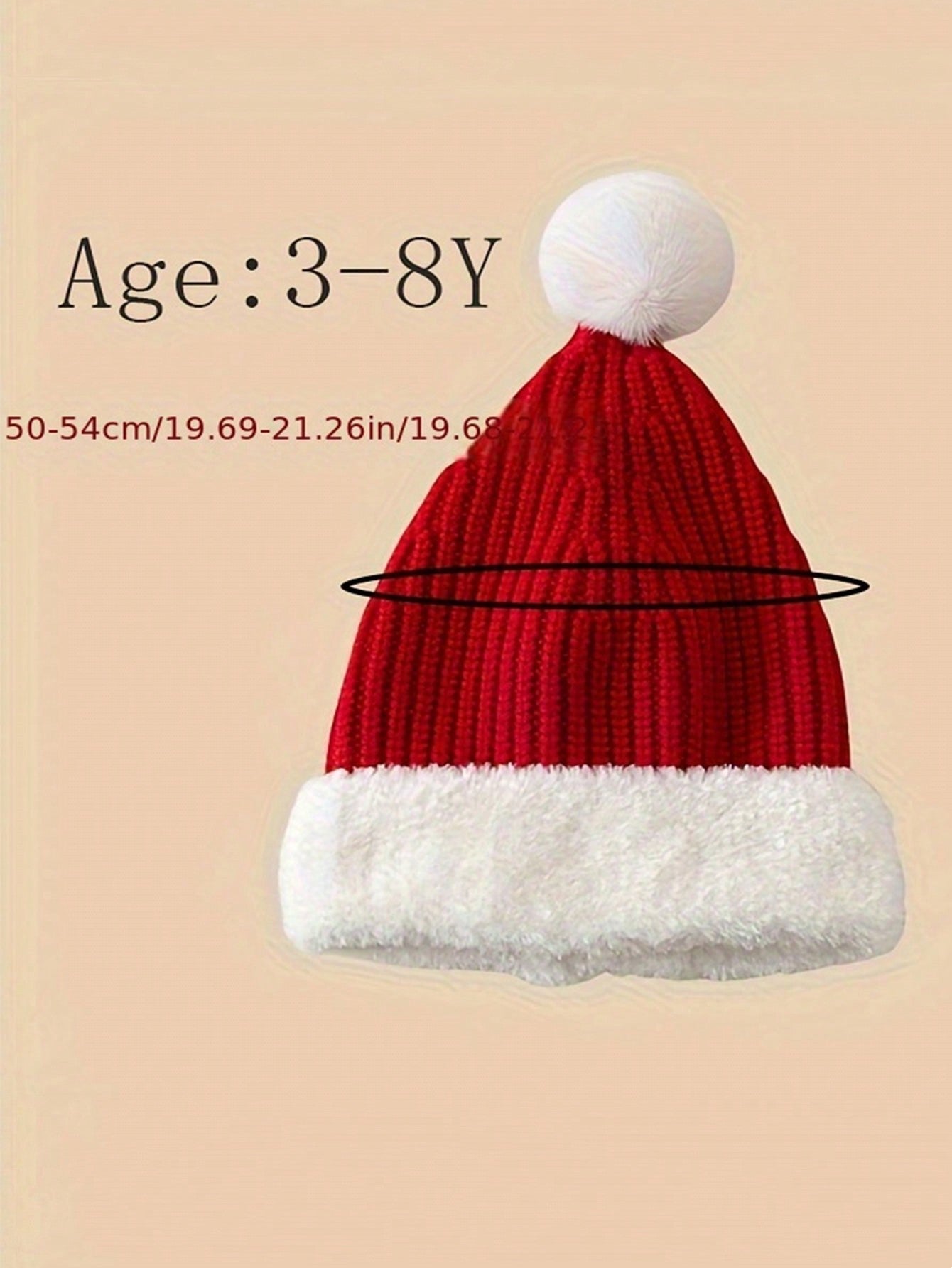 قبعة عيد الميلاد الحمراء احتفالية مع بوم بوم فاخر، قبعة شتوية