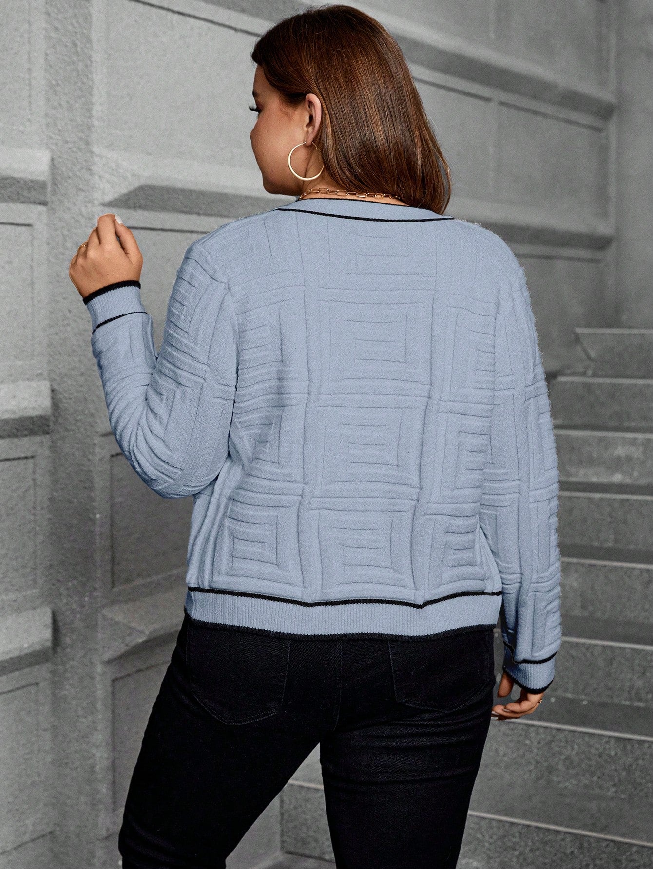 سترة نسائية كاجوال أنيقة مقاس كبير