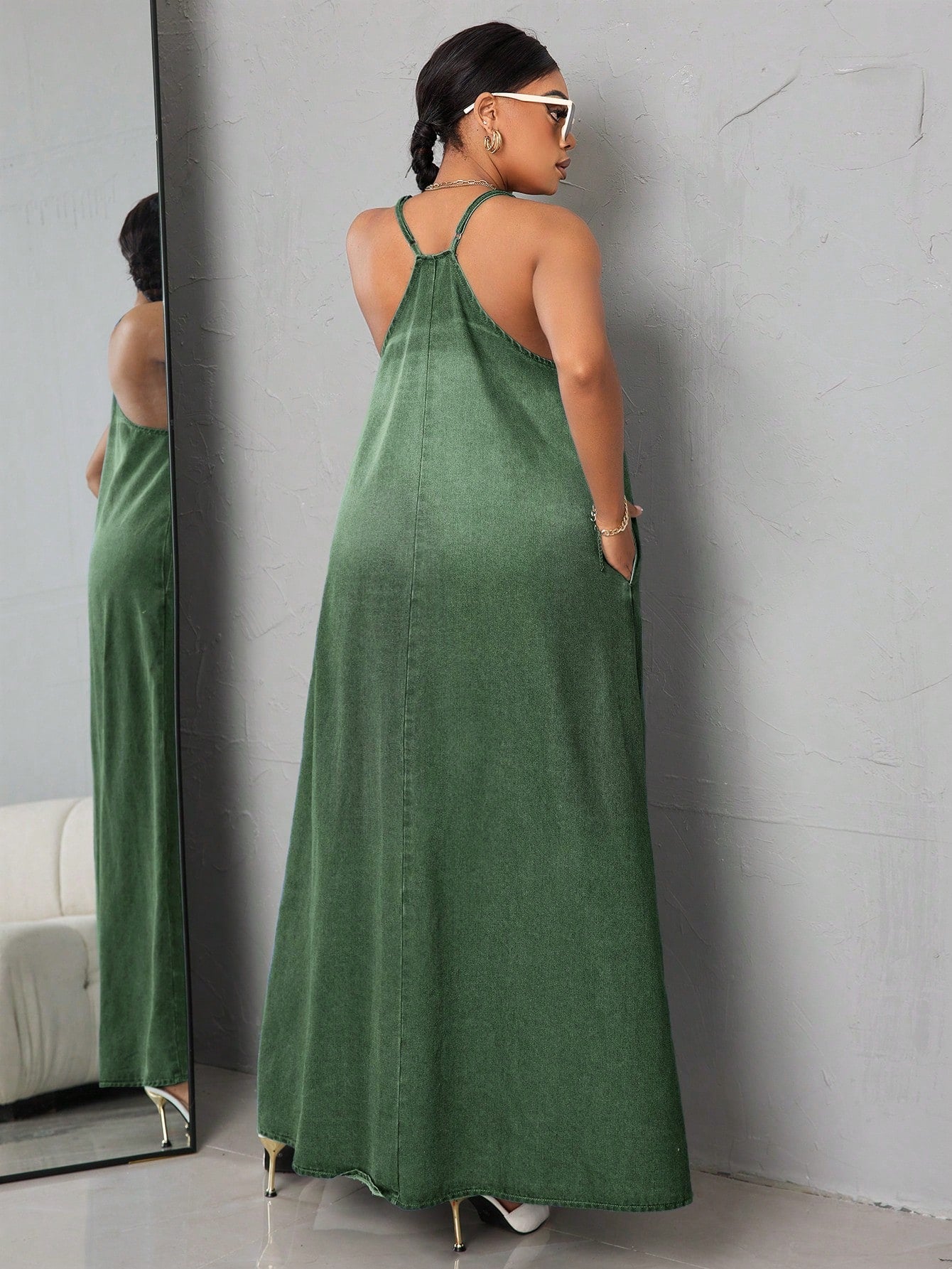 فساتين جينز ججم كبير