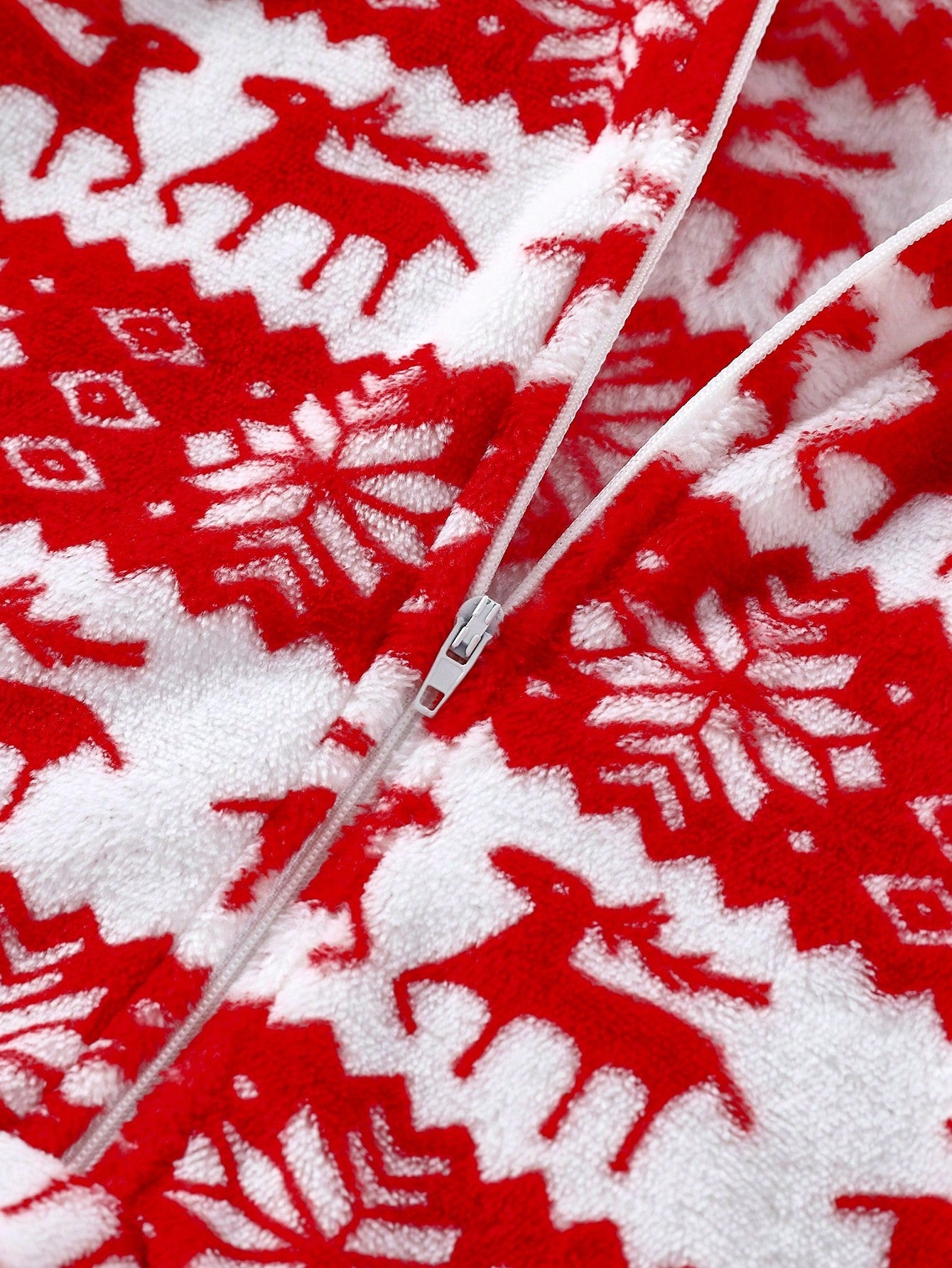 جمبسوت أطفال بنات بتصميم رجل الثلج والرنة مع أكمام طويلة