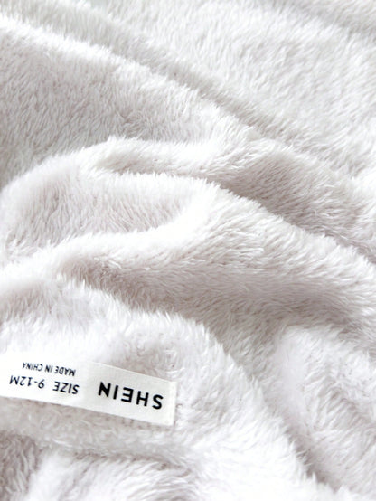 معطف فتاة رضيع مزين بأذن من الفراء، ملابس خارجية دافئة للخريف والشتاء للخارج والمدرسة وأكثر