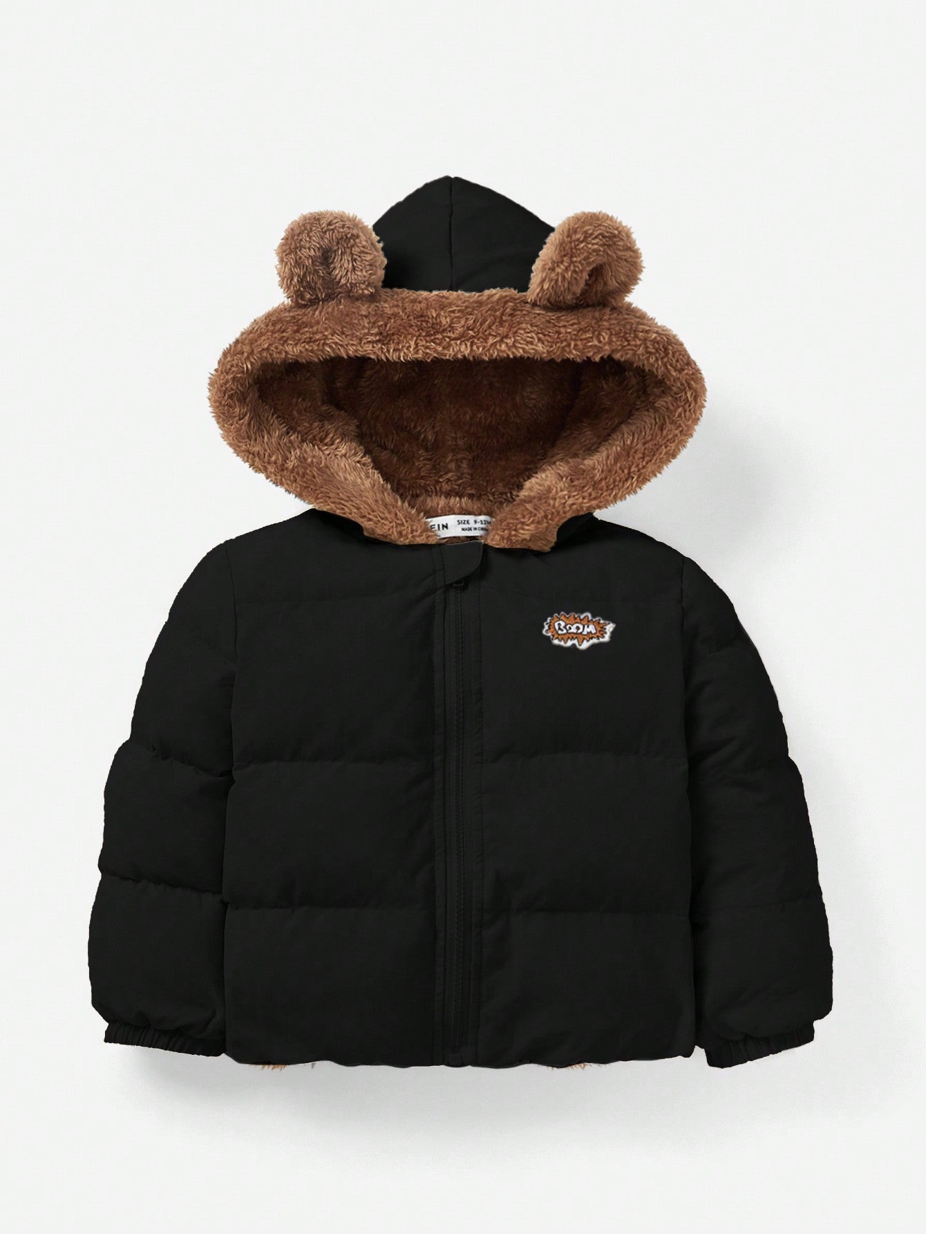 بلوزة لطفل ذكري، قطعة ملابس عادية منتظمة مبطنة بالصوف البرية