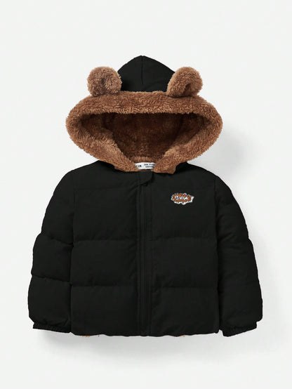 بلوزة لطفل ذكري، قطعة ملابس عادية منتظمة مبطنة بالصوف البرية