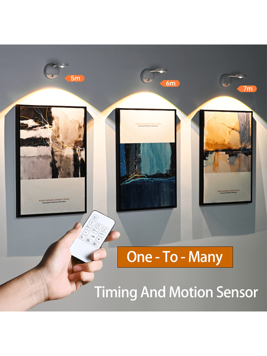 ضوء جداري داخلي لإضاءة اللوحات ذو حساسية الحركة