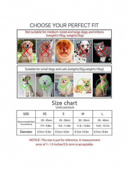 قلادة رقيقة جميلة بعلامات طبعات بصمات الحيوانات الأليفة على شكل قلب، مناسبة للكلاب والقطط الصغيرة في جميع المواسم