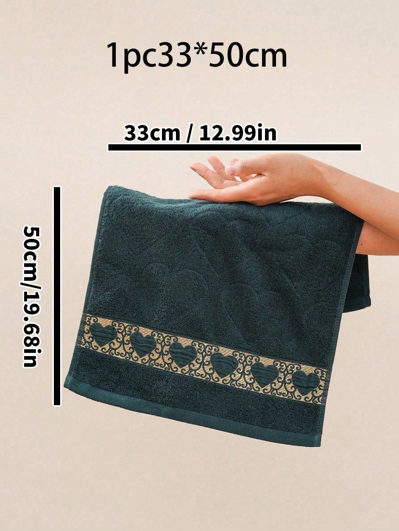 منشفة خفيفة الوزن بنسيج قلب التيري قطعة واحدة - اختر من حمام أو يد مقاسات المنشفة