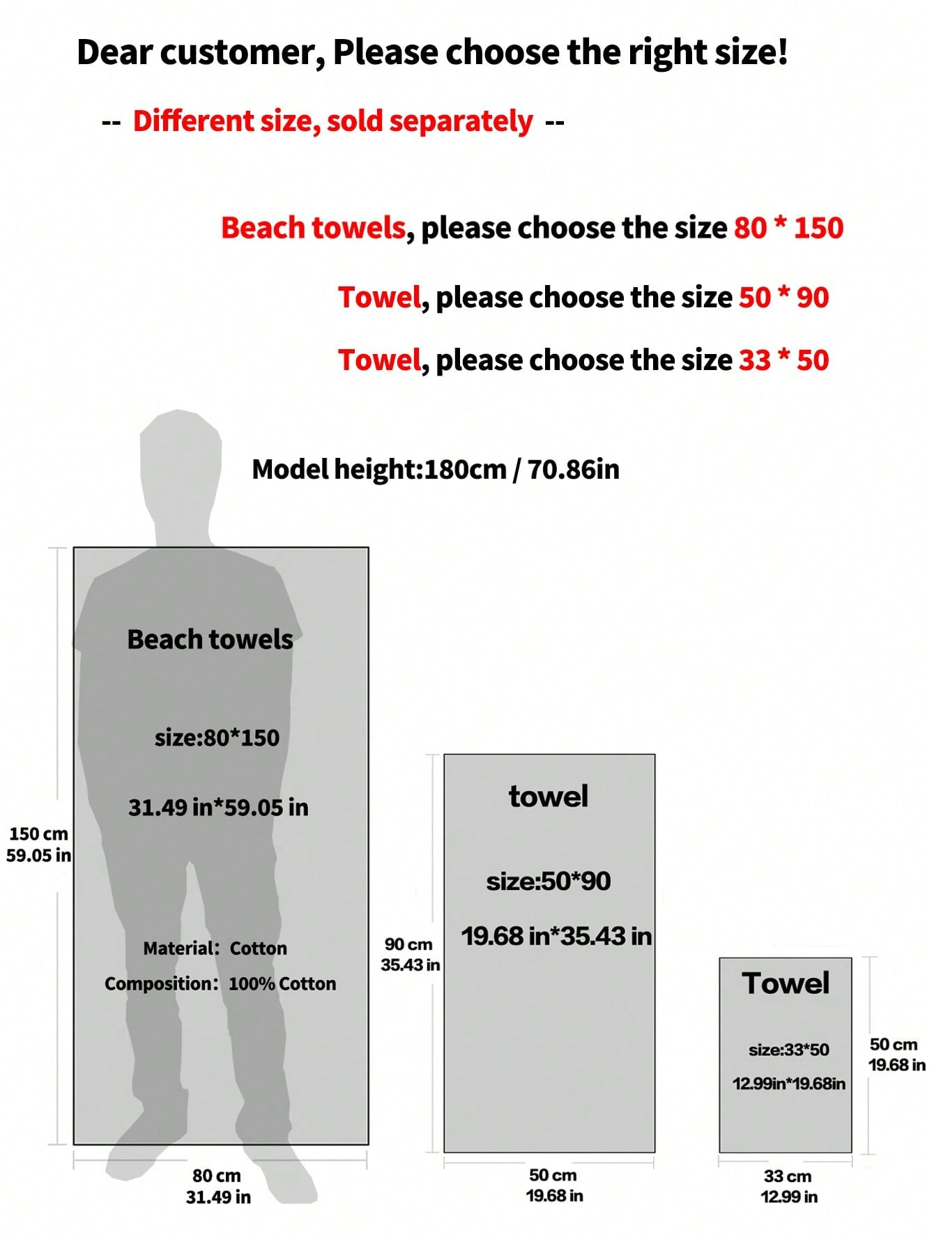 منشفة خفيفة الوزن بنسيج قلب التيري قطعة واحدة - اختر من حمام أو يد مقاسات المنشفة