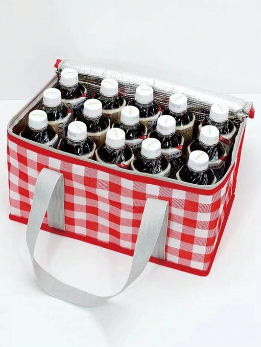 حقيبة طعام عازلة للحرارة قابلة لإعادة الاستخدام سعة كبيرة قطعة واحدة