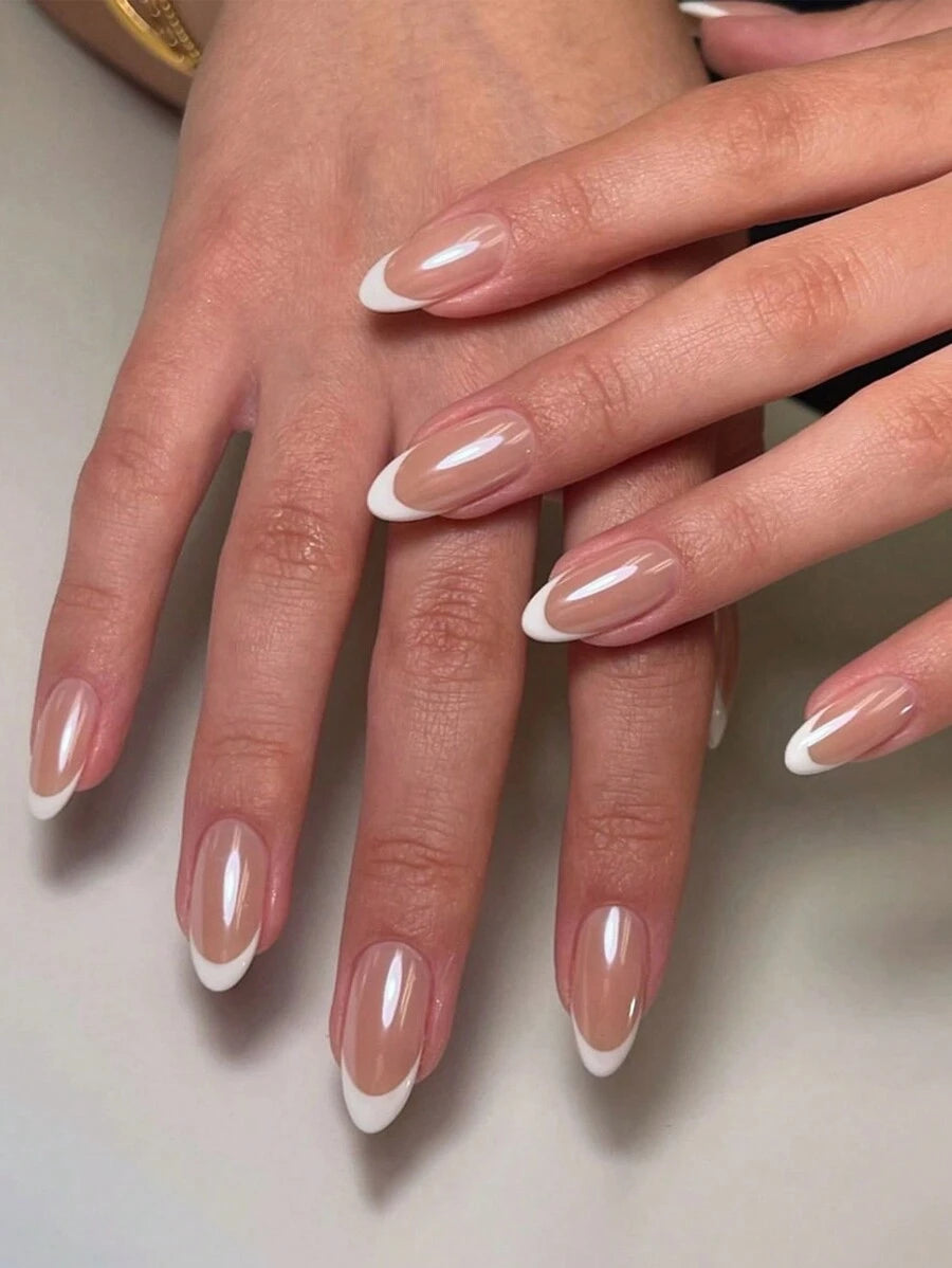 طقم أظافر مزيفة مكون من 30 قطعة