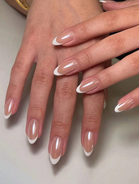 طقم أظافر مزيفة مكون من 30 قطعة