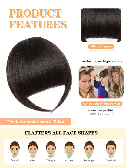 مشبك شعر لعقدة الغرة الاصطناعية الفرنسية سهل الاستخدام