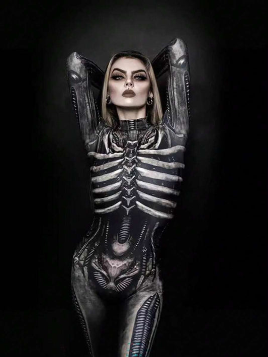 جمبسوت مطبوع رسومات هيكل عظمي