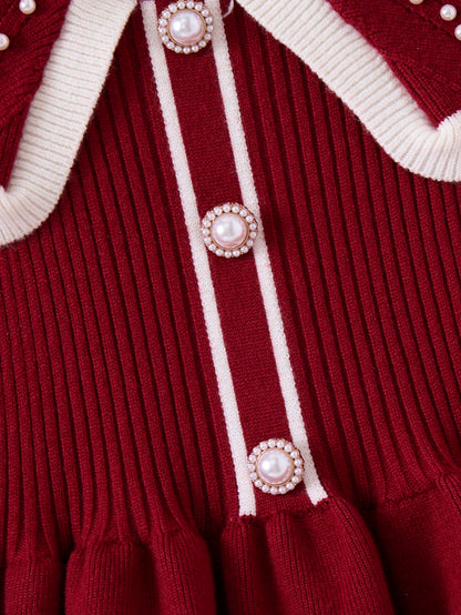 فستان قصير على شكل قلب